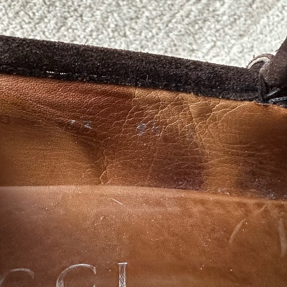 Brown suede men’s Gucci loafers - Picture 6 of 6
